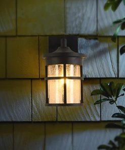 Victoria Outdoor LED Solar Wall Light Waterproof Aluminum Lantern 2