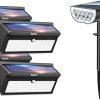Baxia Technology 28 LED Solar Motion Sensor Lights 4 Pack Set 4