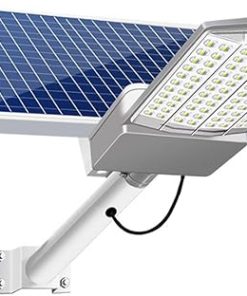 100W Solar Street Light Adjustable Flood Light with Motion Sensor