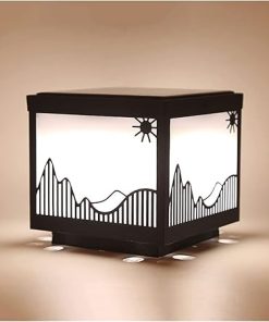 LED Outdoor Solar Post Lights Waterproof for Garden and Pathway