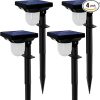 Bright Waterproof Solar Pathway Lights 6 Pack for Outdoor Use 3
