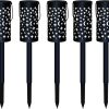 Outdoor Solar Lights 8 Pack Waterproof Flickering Flame Decor 3