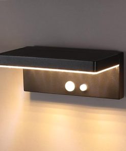 Solar Outdoor Wall Light with Motion Sensor and 3 Modes Waterproof