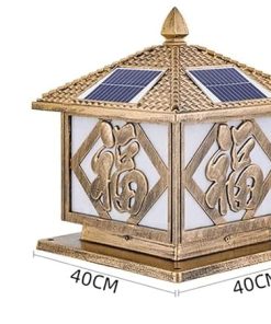Gate Solar Post Lights Waterproof Courtyard Gate Column Lights Outdoor Post Lamp Household Lighting Pillar Lights Durable 2