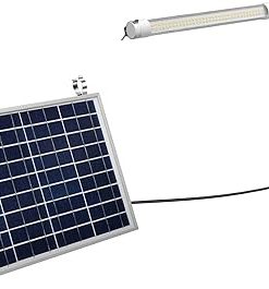Solar Outdoor Lights with 10W Panel Remote LED Bulbs IP65 Waterproof 2