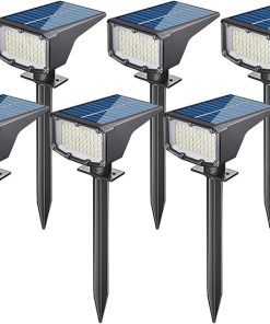 Solar Waterproof Wall Light Spotlight 6pcs for Outdoor Garden Use