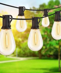 100 Foot S14 LED Outdoor String Lights for Backyard and Garden