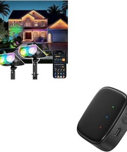 Linkind Solar Spotlight SL5C Color Changing Outdoor Lights 2 Pack
