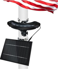Solar LED Spot Light with Ground Stake or Pole Installation 360 Lumens
