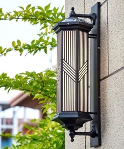 Outdoor Waterproof Solar Wall Light for Garden and Gate Lighting 2