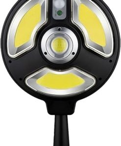 Solar Motion Sensor Street Lamp with Remote Control for Garden Use
