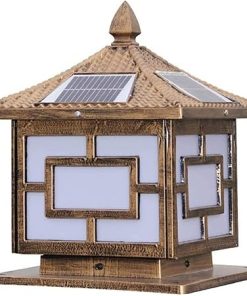 Solar LED Outdoor Pillar Lamp for Garden and Landscape Lighting 2