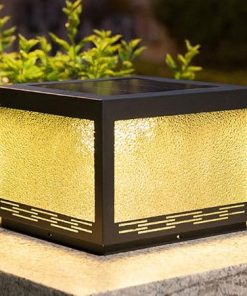 Outdoor Solar Post Lights Waterproof Lawn Lamp for Garden Decor