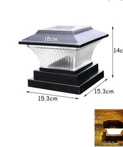 Outdoor Solar Post Lights Waterproof LED Garden Lamp for Fences 2