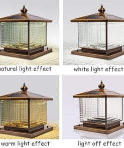 Luxury Solar Lights for Outdoor Gardens and Pathways in Copper 2
