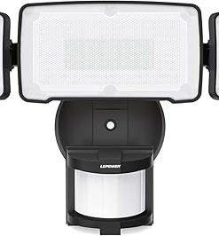 LEPOWER 38W LED Motion Sensor Security Light for Outdoor Use