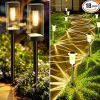 50Ft Solar String Lights Outdoor Waterproof with Remote Shatterproof Bulbs 4