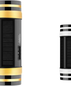 Techko SSL-302 Solar Wall Light Dual Direction Amber White Black