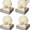 GIGALUMI 24 Pack Solar Outdoor Hanging Lights for Garden Decoration 4