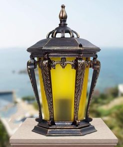 Outdoor Vintage Waterproof Post Lights for Garden and Patio Use 2
