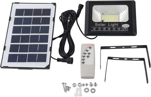 100W LED Solar Flood Light with Remote Control for Outdoor Use - Image 2