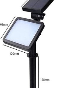Outdoor Waterproof Solar Powered Wall Light for Garden Pathway 2