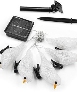 6FT LED Solar Bird Decorative String Lights for Outdoor Garden Use