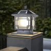 Luxury Solar LED Landscape Lights with Remote for Pillar Post Caps