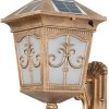 European Outdoor Wall Light Solar Garden Lamp Simple Waterproof Light 3