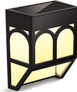 Retro Waterproof Solar Wall Lights 6 Pack for Outdoor Use