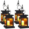 LED Solar Lanterns Waterproof Outdoor Decorative for Garden Patio