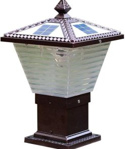 Vintage Solar Wall Lights for Outdoor Fence and Garden Decor