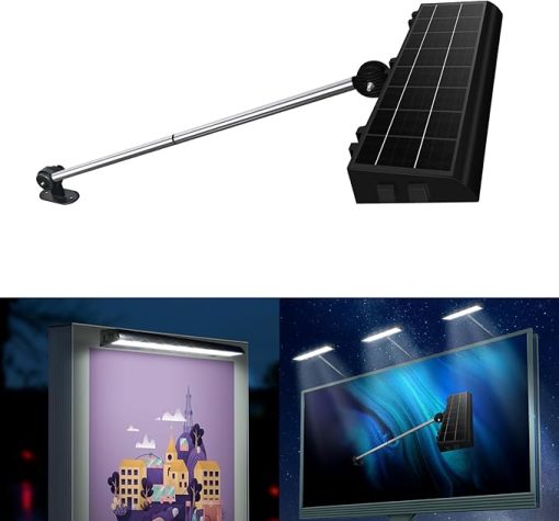 Solar Powered Sign Light with 232 LED for Outdoor Use 8000 mAh