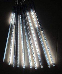 Solar Power LED Meteor Shower String Lights for Outdoor Decoration