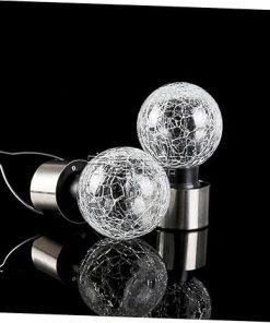 Amosfun 8 Pack Decorative Solar Hanging Glass Ball Landscape Lights 2