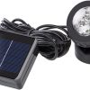 Solar LED Round Wall Sconce Lights for Garden and Outdoor Spaces 3