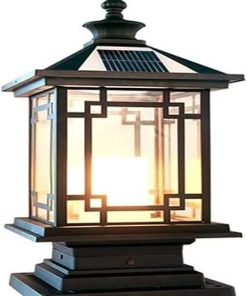 Waterproof Solar Wall Lamp for Outdoor Courtyard Landscape Lighting