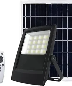 Solar Flood Lights 13.5W Auto On Off Waterproof 6000K 1280 Lumens