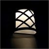 Solar Lawn Lights Outdoor Garden Lantern Pillar Lamp LED Lighting 4