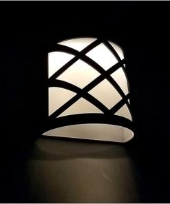 Wireless Solar Wall Lamp 6 Pack Outdoor LED Lights for Deck and Fence