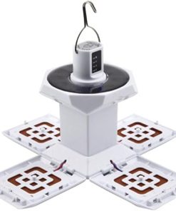 Foldable Solar USB Charging Spot Lights for Outdoor Garden Lighting 2
