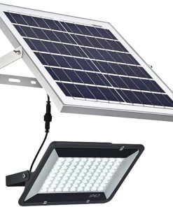 Remote Controlled 60W Solar Powered Floodlight Dusk to Dawn Light