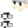 LED Solar Lanterns Waterproof Outdoor Decorative for Garden Patio 3