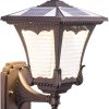 LED Black Outdoor Wall Lights with Remote Control Waterproof 60CM 4