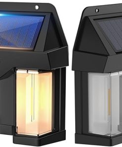 Solar Wall Lamp with 3 Lighting Modes for Outdoor Use IP65 Waterproof