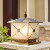 LED Solar Pathway Lamps 4 Pack Adjustable Height White Glossy Ball 3