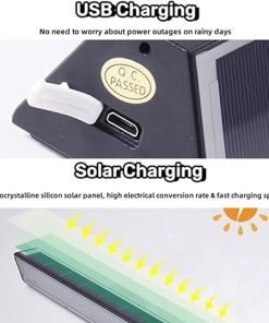 Magnetic Solar Outdoor Light Waterproof LED Wireless Garden Lamp 2