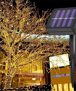 22m Solar Powered Christmas Garland LED Fairy String Lights Outdoor 2