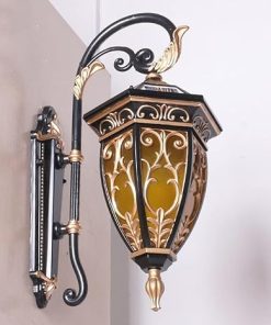 Elegant Black Solar Wall Sconce Outdoor Waterproof Lamp for Home Decor 2