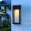 Coffee Color Solar Wall Light European Style Waterproof Yard Lamp 3